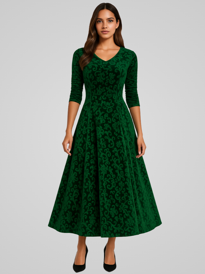 Fiora – Velvet Maxi Jurk