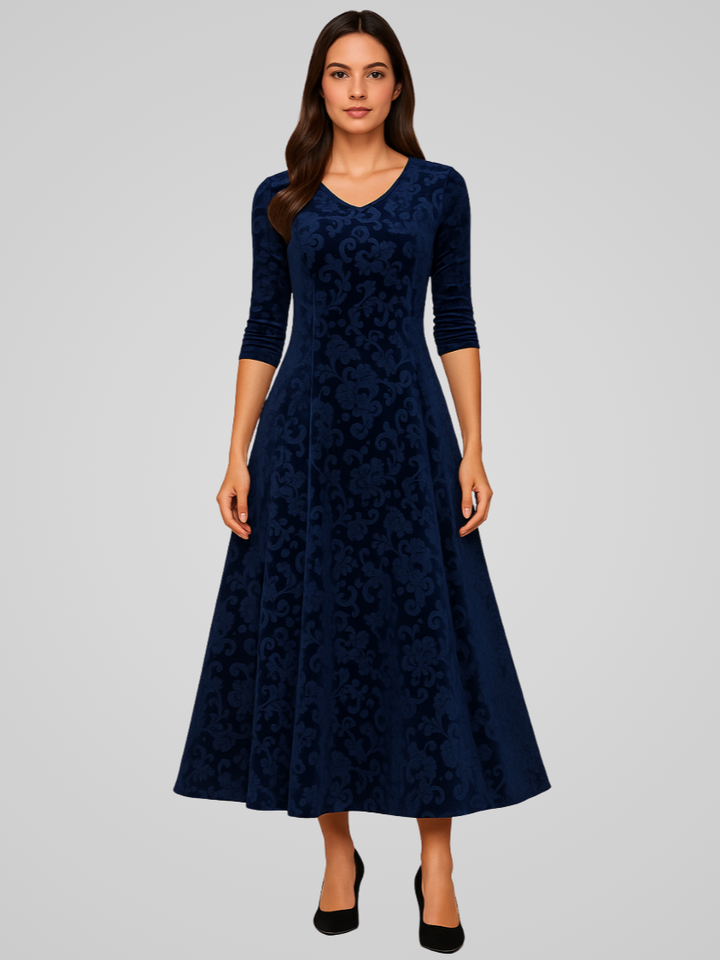 Fiora – Velvet Maxi Jurk