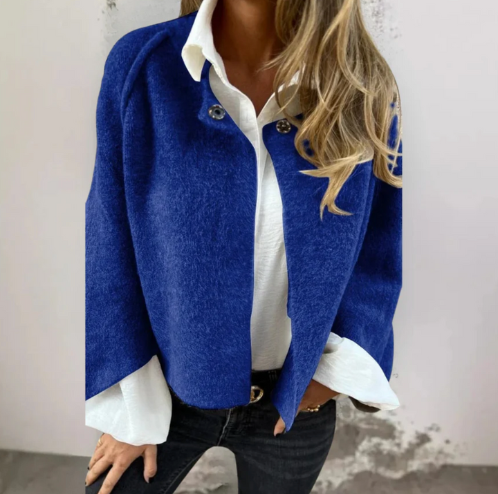 Sophie – Oversized Gebreide Cardigan Met Knoopsluiting