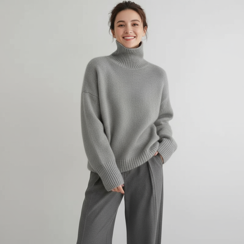 Mireille kasjmier coltrui van Lenoriva – zachte damestrui met luxe uitstraling