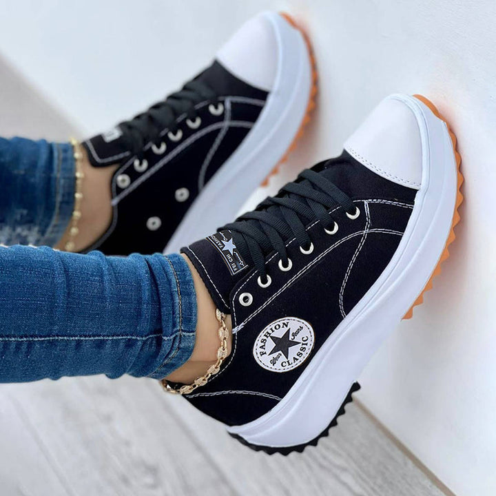 Orthopedische dames sneakers met zachte zool en moderne look