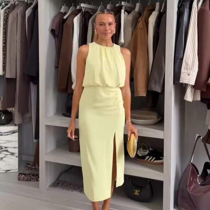 Evelina – Elegant Midi Dress