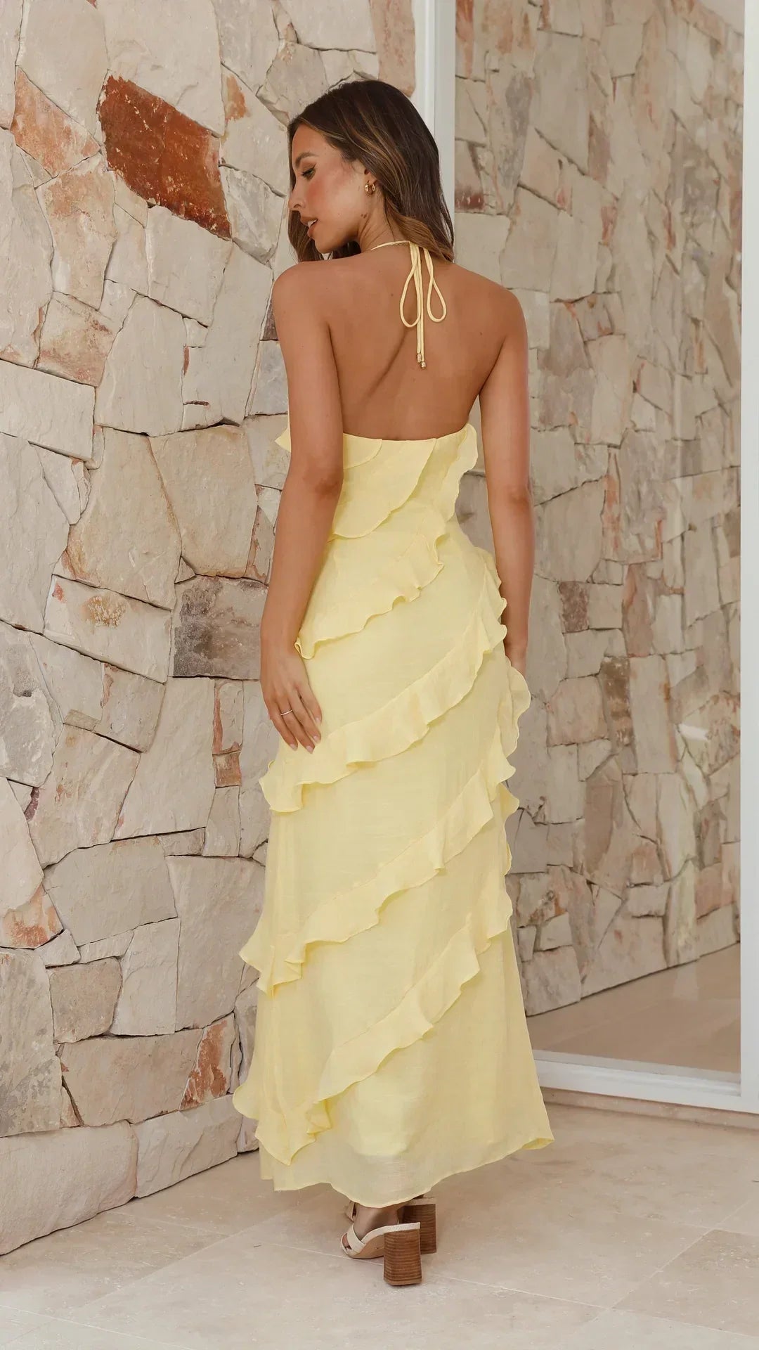Alina – Ruffle Jurk