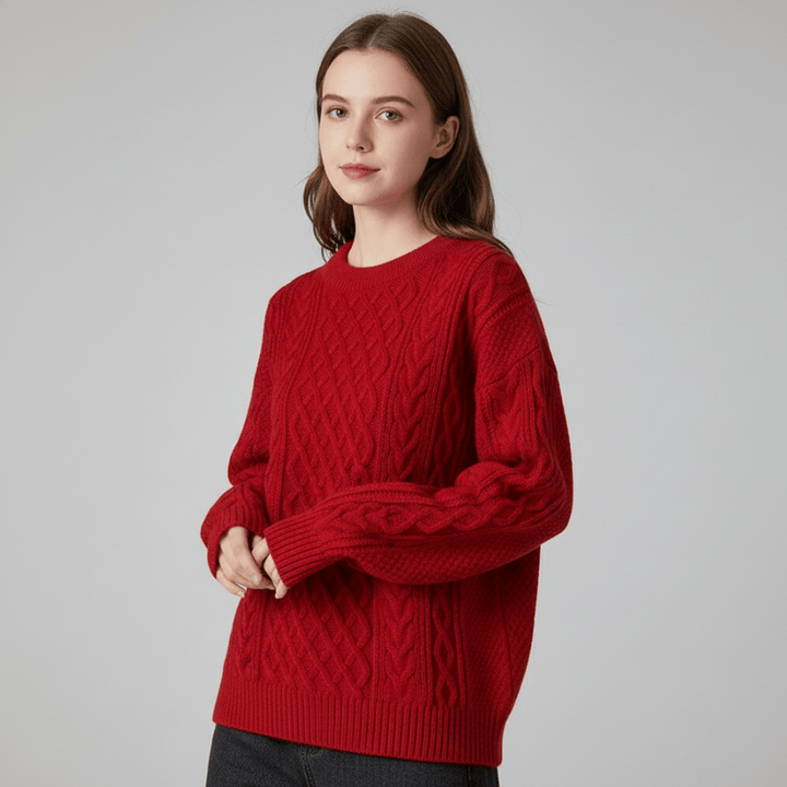 Casual dames top met ronde hals en zachte stof