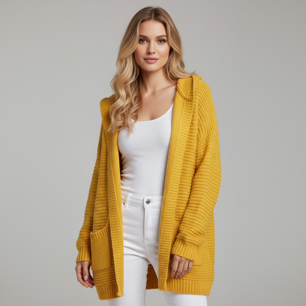 Comfortabel damesvest in zachte stof voor dagelijks gebruik