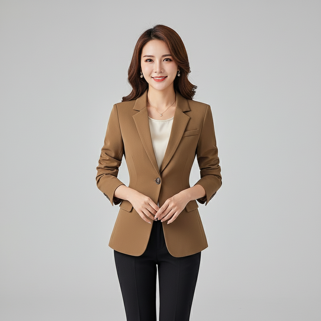 Elegante dames zomerblazer in licht en stijlvol design
