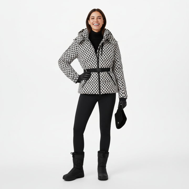 Warme dames winterjas in elegante en stijlvolle uitvoering