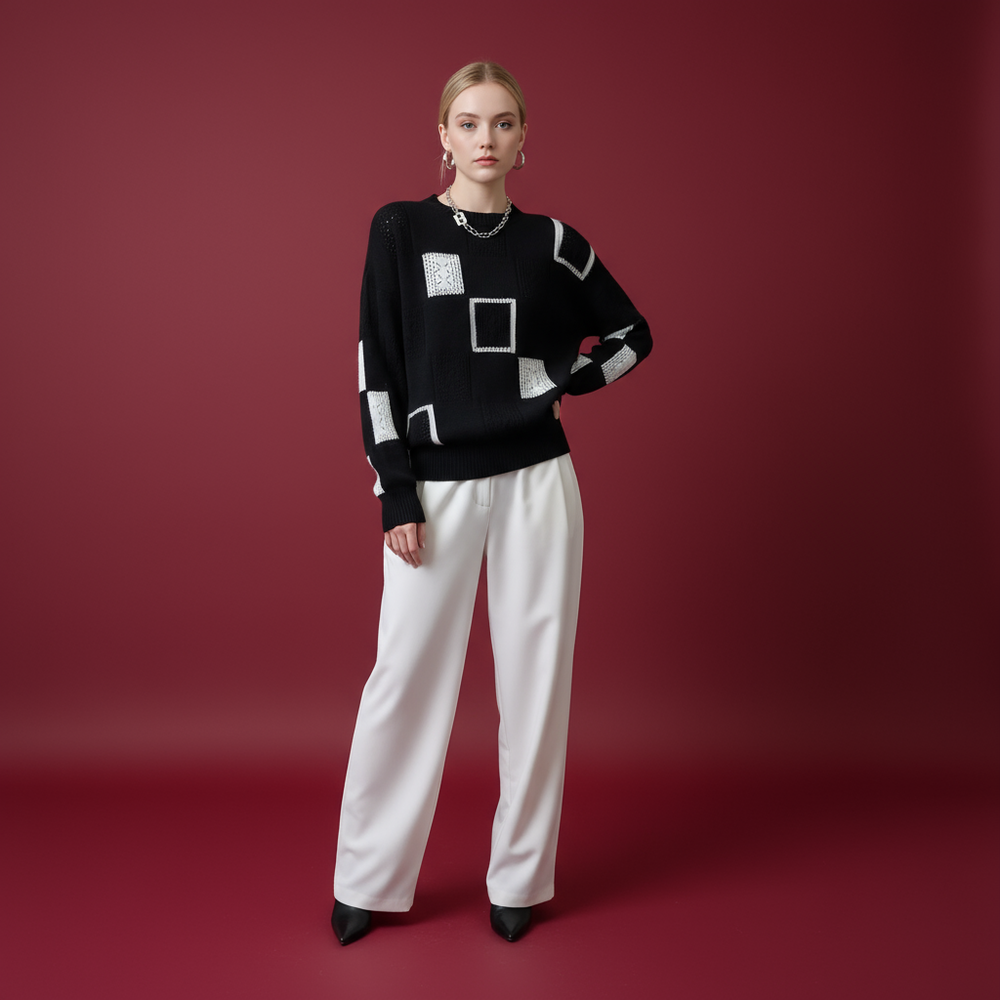 Lenoriva Amandine luxe zachte trui – elegante en comfortabele damestrui