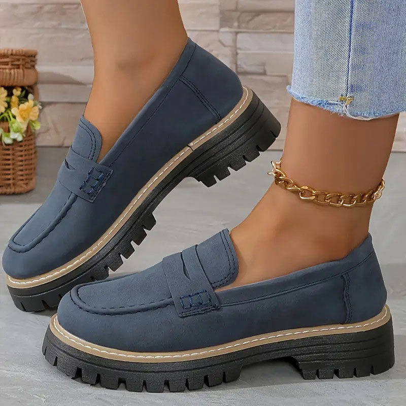 Daphné – Comfortabele Plateau Loafers