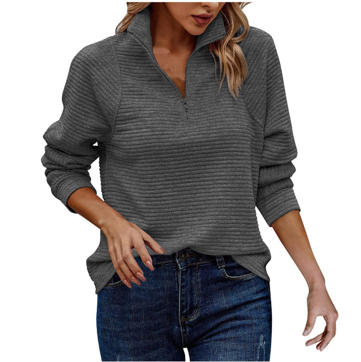 Sofie – Elegante Trui Met Rits Voor Dames
