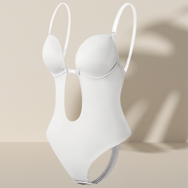 Rugloze body shaper met diepe V-hals voor dames