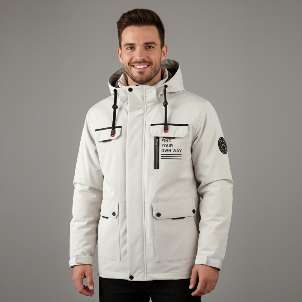 Max winterjas voor heren met capuchon – warme en stoere jas voor de winter