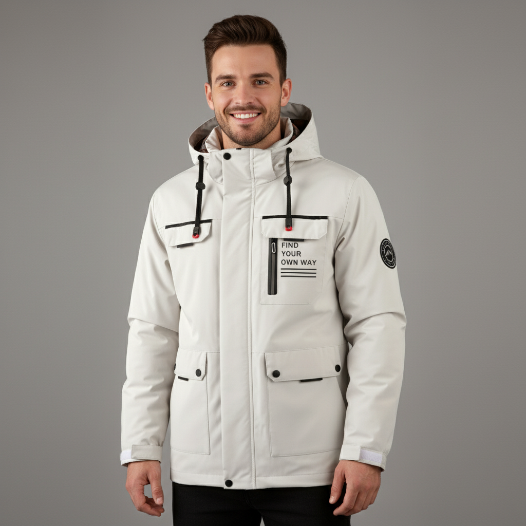 Max winterjas voor heren met capuchon – warme en stoere jas voor de winter