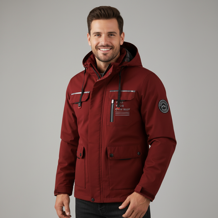 Max winterjas voor heren met capuchon – warme en stoere jas voor de winter