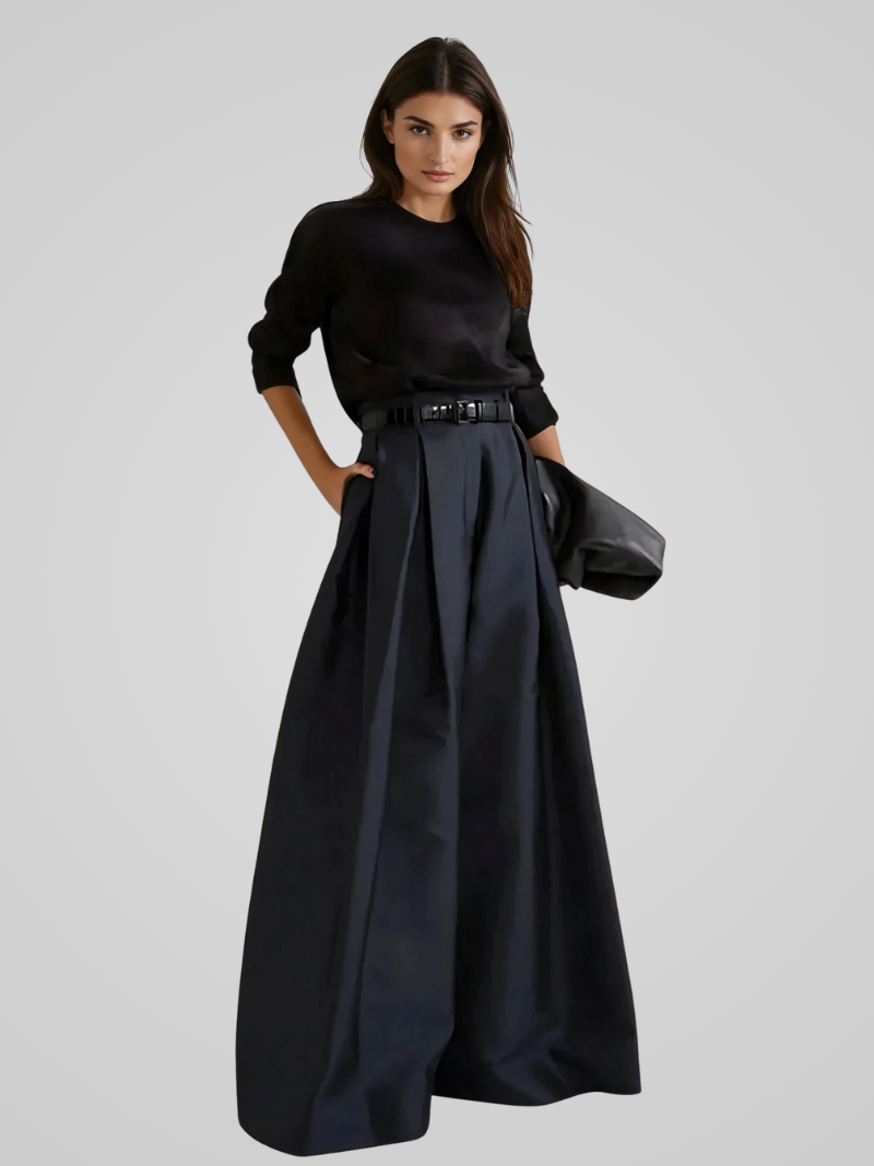 Cassia – Maxi Rok Broek Met Hoge Taille