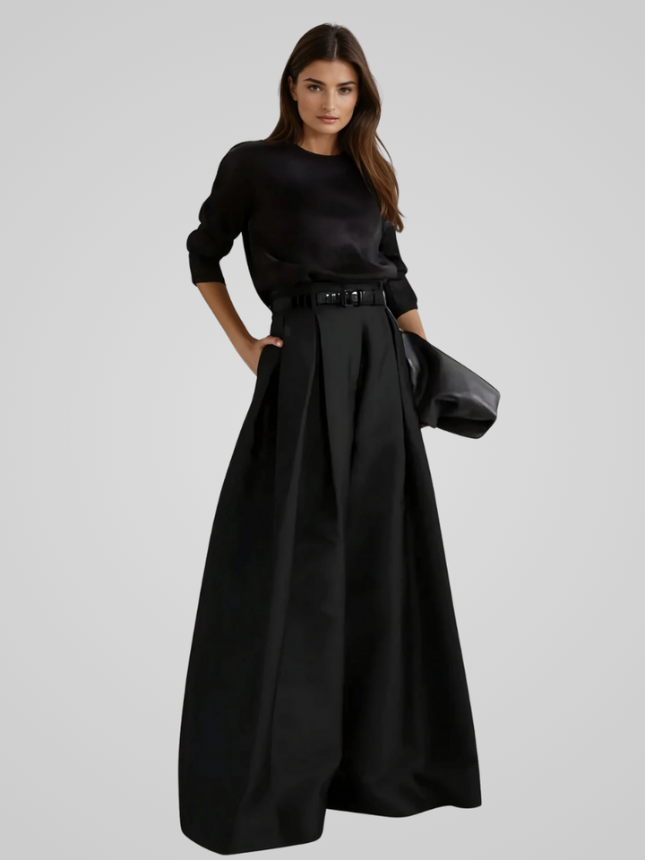Cassia – Maxi Rok Broek Met Hoge Taille