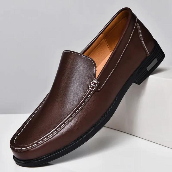 Luxe lederen herenschoenen in tijdloos design