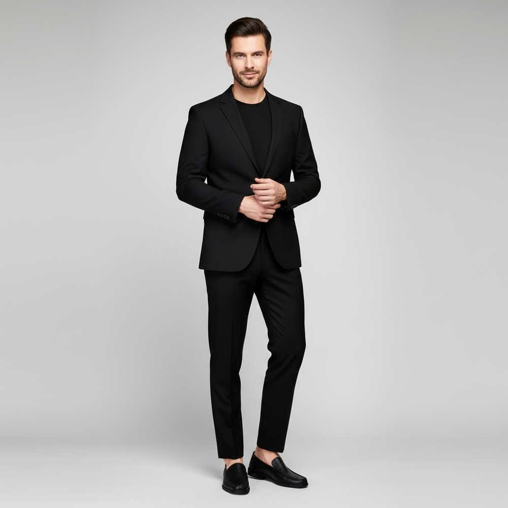 Luxe lederen herenschoenen in tijdloos design