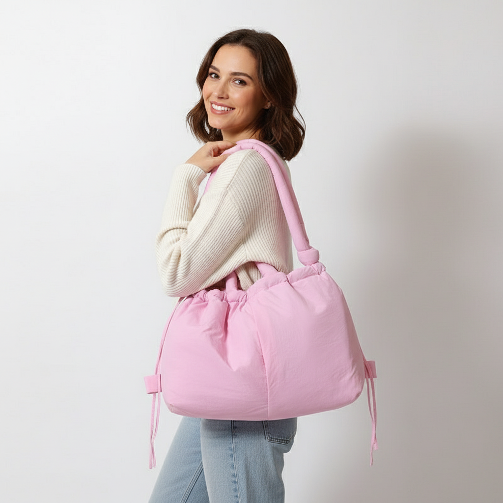Casual dames schoudertas met ruime opbergruimte