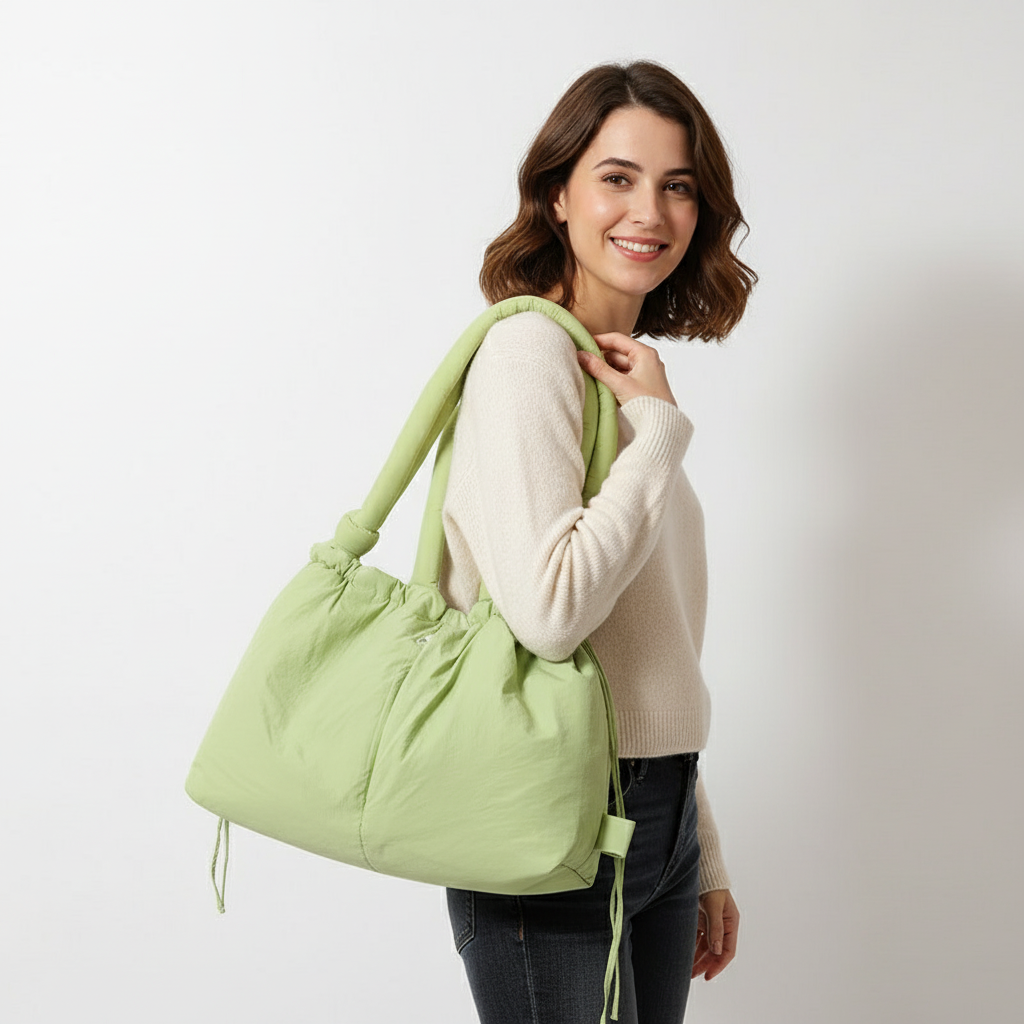 Casual dames schoudertas met ruime opbergruimte
