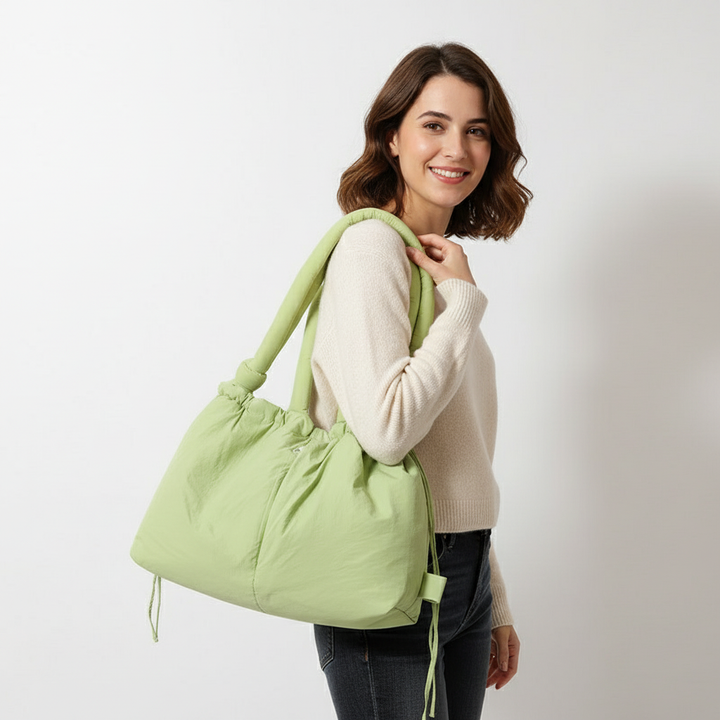 Casual dames schoudertas met ruime opbergruimte
