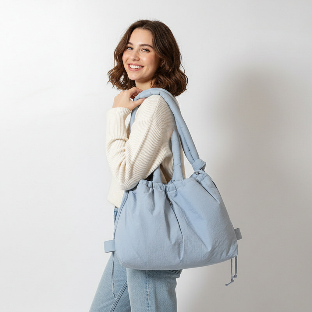 Casual dames schoudertas met ruime opbergruimte