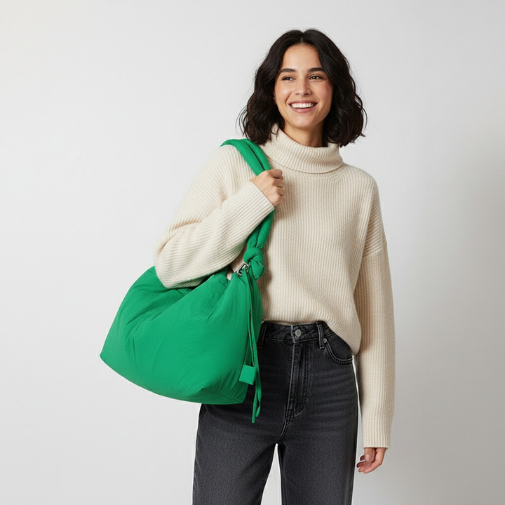 Casual dames schoudertas met ruime opbergruimte