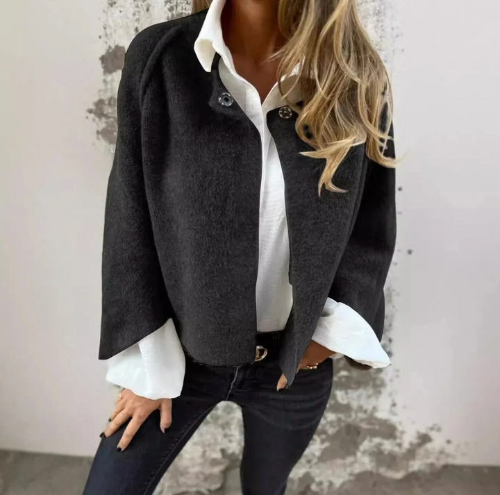 Sophie – Oversized Gebreide Cardigan Met Knoopsluiting