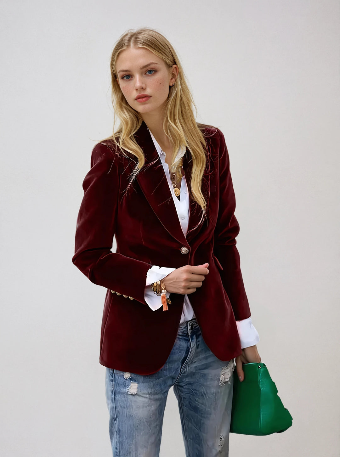 Celeste – Fluwelen Blazer