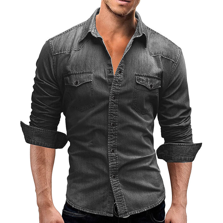 Erik – Slim Fit Denim Overhemd