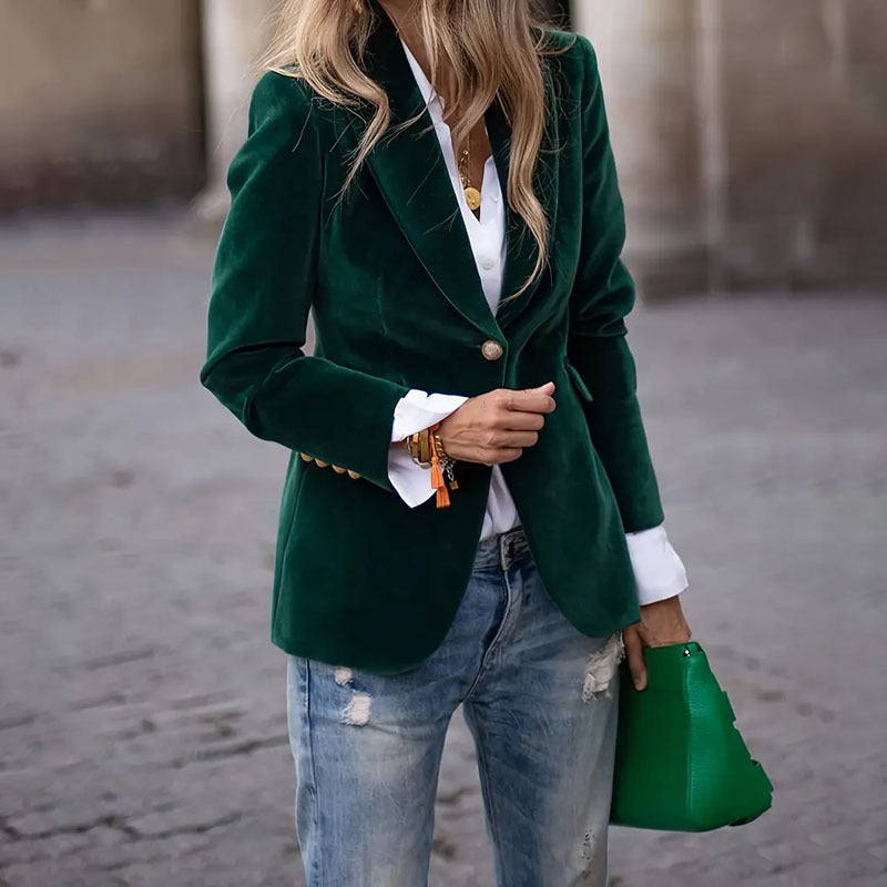 Celeste – Fluwelen Blazer
