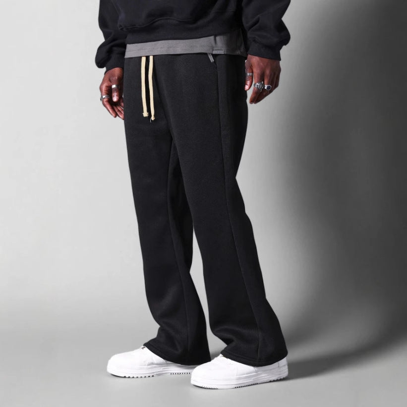 Robin – Flared Katoenfleece Sweatpants