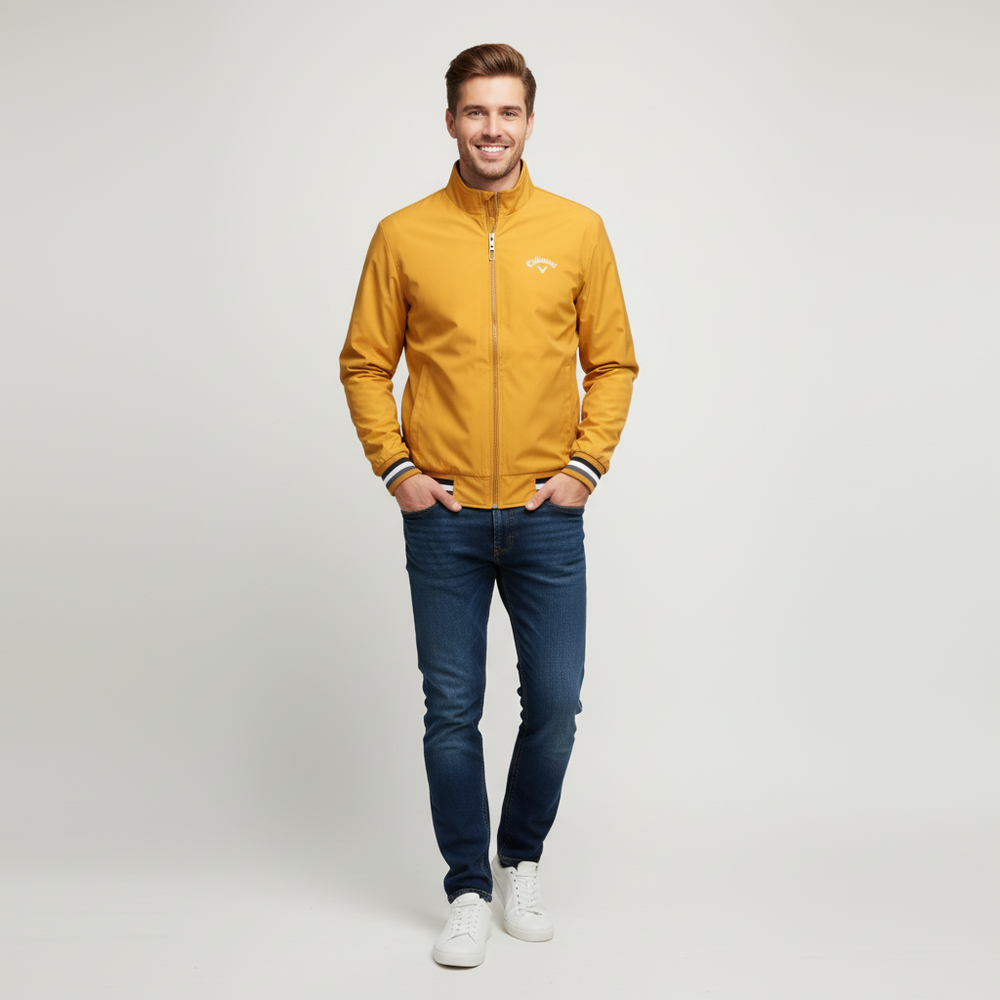 Olivier lichtgewicht golfjas voor heren, ademend, waterafstotend en stijlvol design