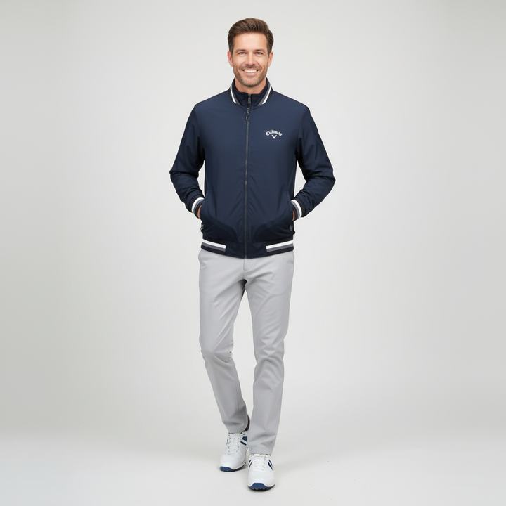 Olivier lichtgewicht golfjas voor heren, ademend, waterafstotend en stijlvol design