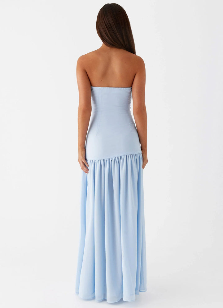 Elara – Strapless Maxi Dress