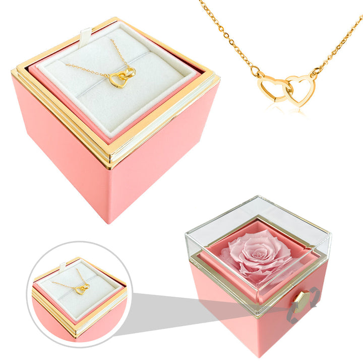 Amour – Eeuwige Roos Met Liefdesketting