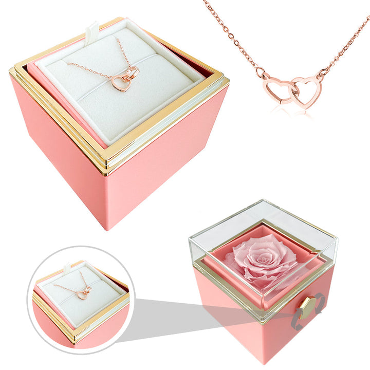 Amour – Eeuwige Roos Met Liefdesketting
