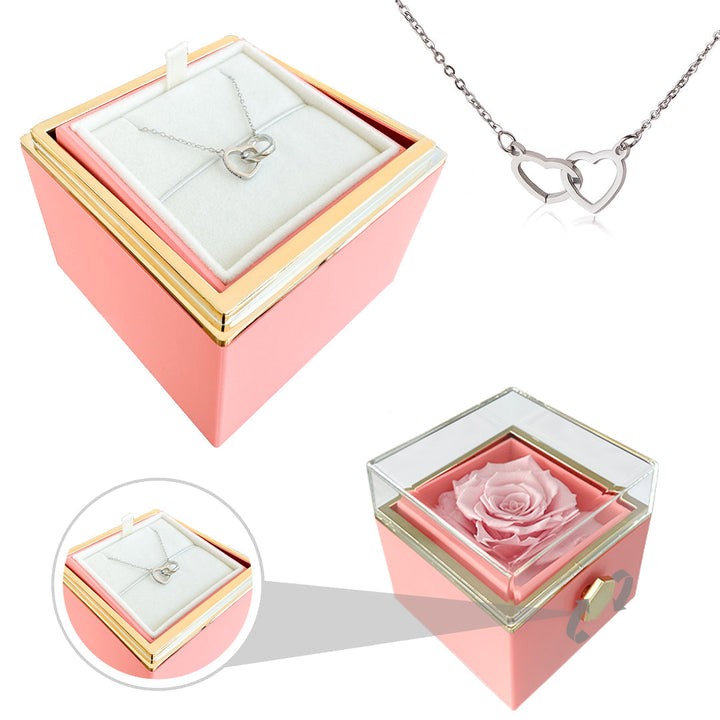 Amour – Eeuwige Roos Met Liefdesketting