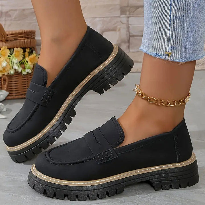 Daphné – Comfortabele Plateau Loafers