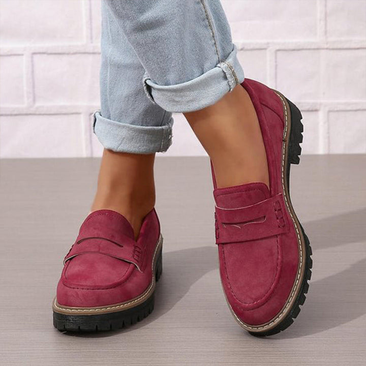 Daphné – Comfortabele Plateau Loafers