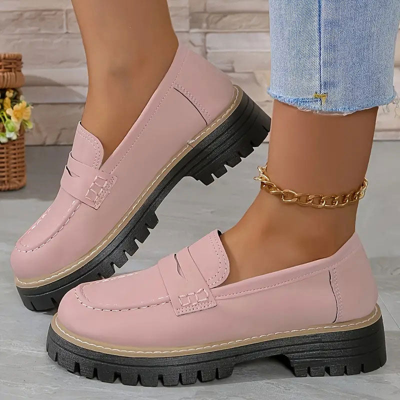 Daphné – Comfortabele Plateau Loafers