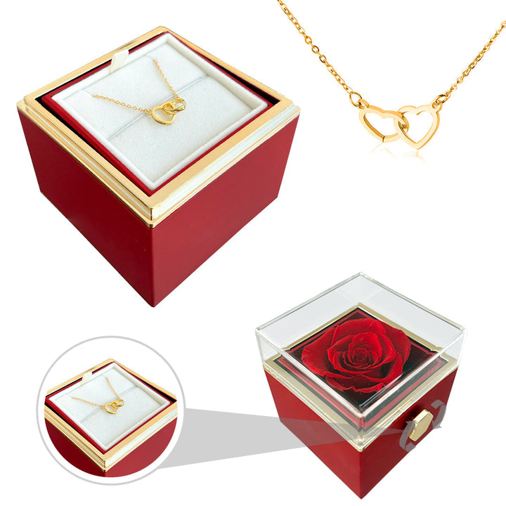 Amour – Eeuwige Roos Met Liefdesketting