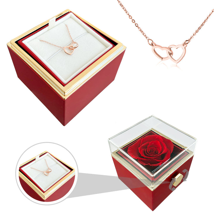 Amour – Eeuwige Roos Met Liefdesketting