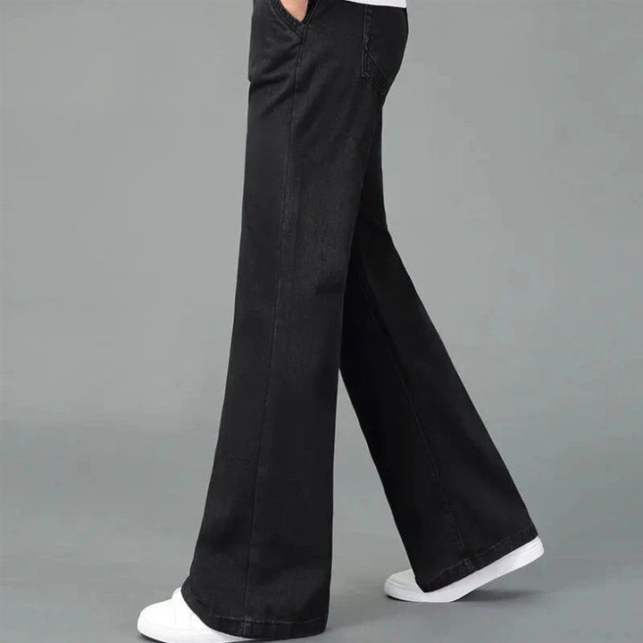 Lenoriva Xavier retro herenbroek met wijde pijpen