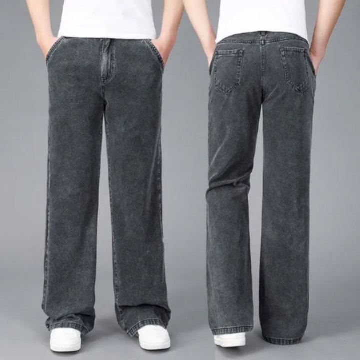 Lenoriva Xavier retro herenbroek met wijde pijpen