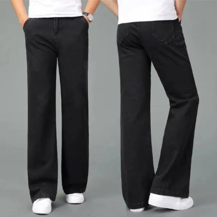 Lenoriva Xavier retro herenbroek met wijde pijpen