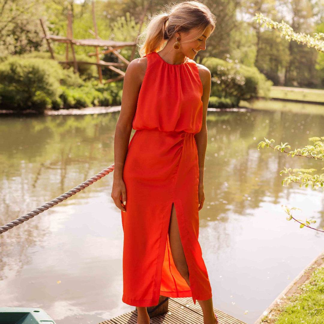 Evelina – Elegant Midi Dress