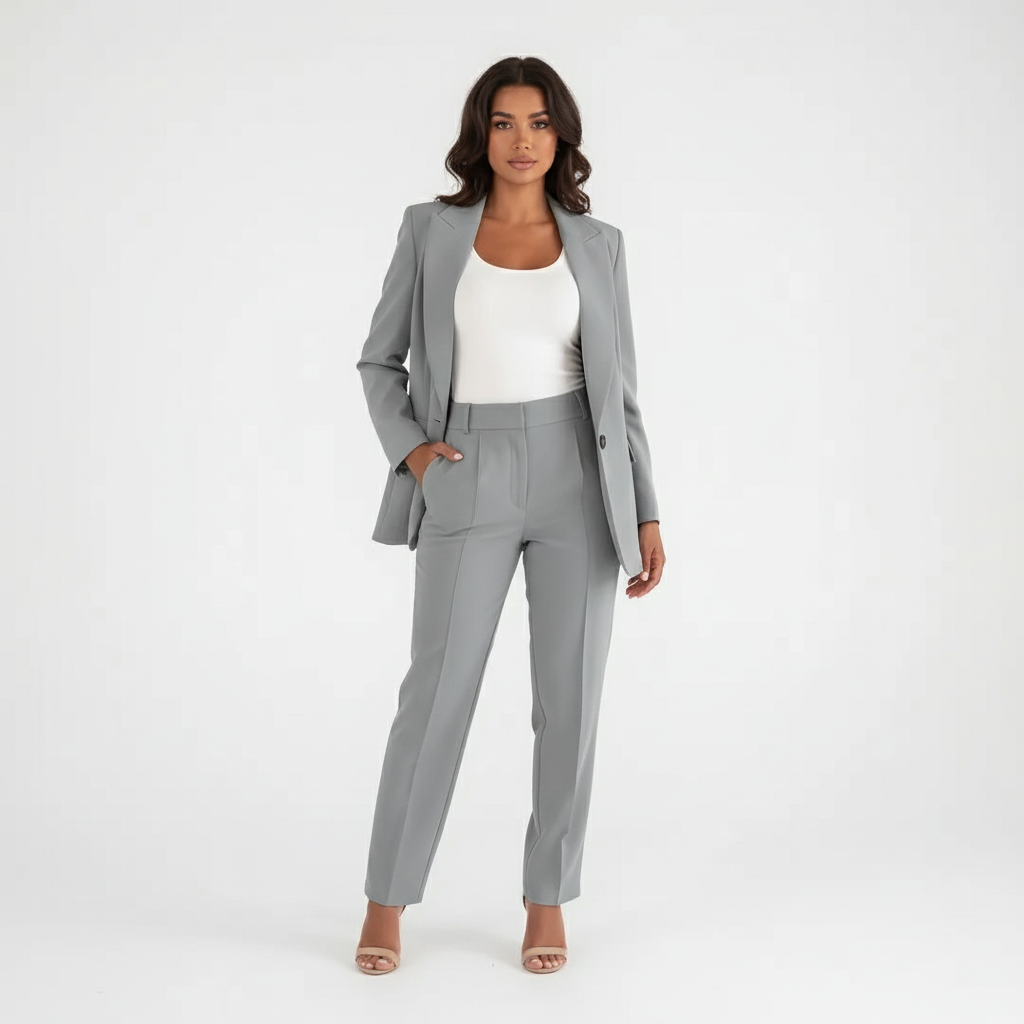 damespak met blazer en broek – elegant en veelzijdig voor werk en avond