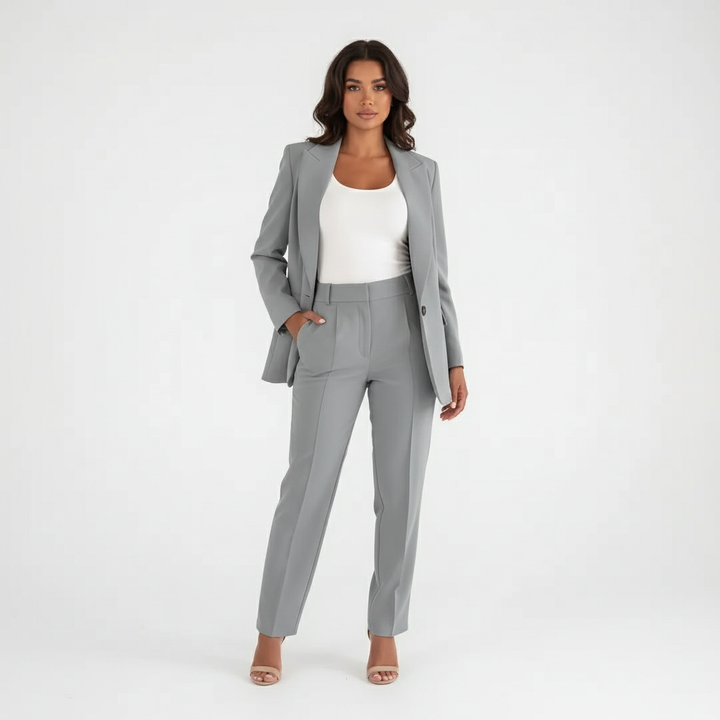 damespak met blazer en broek – elegant en veelzijdig voor werk en avond