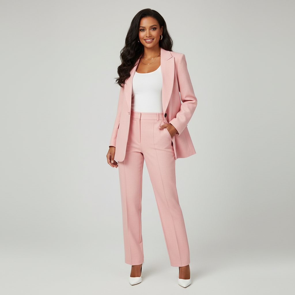 damespak met blazer en broek – elegant en veelzijdig voor werk en avond